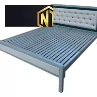 GIƯỜNG SẮT BỌC NỆM TỰ ĐẦU GIÁ RẺ LONG THÀNH